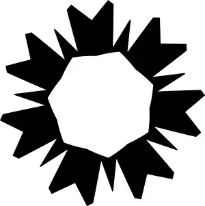 Radial Prints: Circular and radial art pattern