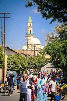 Eritrea Prints: City Scape View to the Keren Central Streets