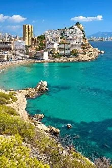 Images Dated 7th October 2016: Cityscape of Benidorm, Spain
