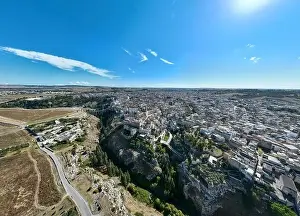 Puglia Prints: Cityscape of Gravina in Puglia town. Attractive spring landscape of Apulia, Italy, Europe