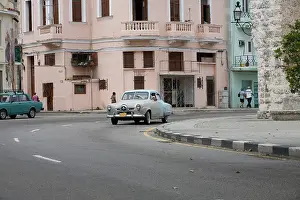 Havana Prints: Classic American cars on the streets of Havana in Cuba