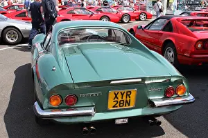 Ferrari Prints: Classic Ferrari Dino GT in Green