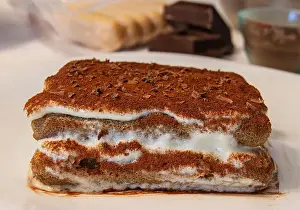 Biscuits Prints: The classic homemade tiramisu is the Italian dessert par excellence