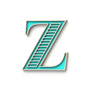 Fonts Prints: Classic old fashioned font Letter Z 3D