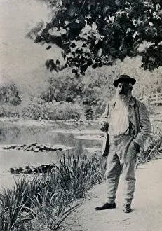 Clothes Prints: Claude Monet, Giverny, 1905. Artist: Jacques-Ernest Bulloz