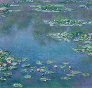 1906 Prints: Claude Monet. Water Lilies. 1906