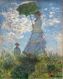 Parasol Prints: Claude Monet, Woman with a Parasol