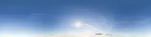 Drone Patch Prints: clear blue sky with scorching sun
