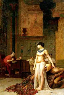 Alexandria Prints: Cleopatra Before Caesar by Jean-Léon Gérôme