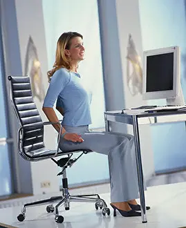 Exercises Prints: Clerk, workplace, gymnastics, desk