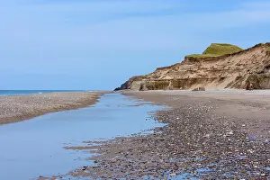 Jutland Prints: Cliff Line, Thy National park, Agger, North Jutland, Denmark