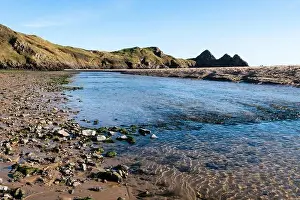 Swansea Prints: Three Cliffs Bay in Swansea