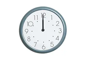Midnight Prints: clock at 12 0 clock