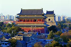 Bulding Prints: Clock Tower and Drum Tower in Beijing, China