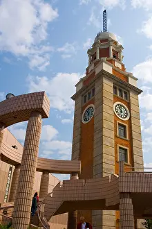Enchanting Prints: Clocktower in Kowloon Hong Kong China