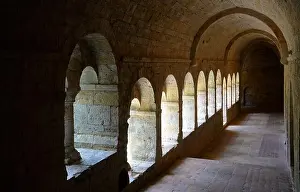 Cistercian Prints: Cloister of the abbey of Thoronet in the Var