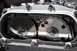 Inlet Prints: Close up of a camshaft timing gear