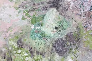 Close up of multicolored creative abstract grunge background