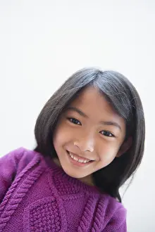 Jolly Prints: Close up of smiling face of Vietnamese girl