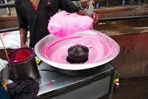 Pongal Prints: Close-up of making of Bombay or panju mittai