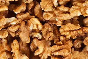 Close up of walnut, can be used as background