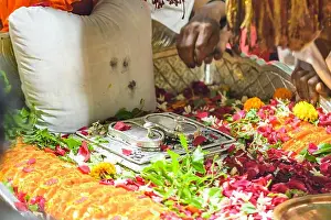 Rangoli Prints: Closeup shot of paduka also known as footware of saint dnyaneshwar clicked during morning abhisheka