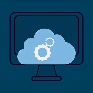 Networking Prints: Cloud computing technology icon vector illustration graphic design