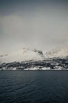 Brim Prints: Clouds over arctic mountains in the Lyngen Alps in northern Norway
