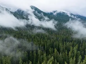 Rugged Landscape Prints: Clouds drift across the rugged