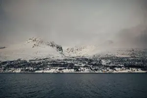 Brim Prints: Clouds over winter mountains in the Lyngen Alps in northern Norway