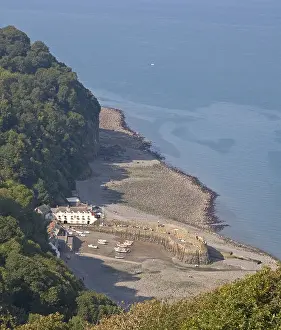 North Coast Prints: Clovelly harbour on the North Devon coast