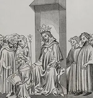 Deprivation Prints: Clovis I (ca. 466-511). King of the Franks (481-511)