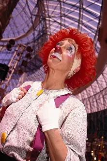 Journeys Prints: Clown at Adventuredome, Circus Circus, Las Vegas Nevada, USA