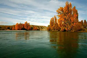 Central Otago Prints: The Clutha river near Wanaka Central Otago New Zealand