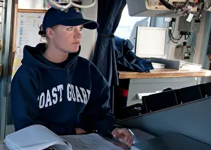 Tests Prints: The Coast Guard Cutter Alert, a 210-foot medium endurance cutter