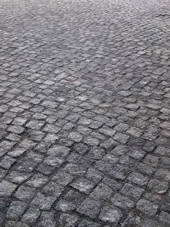 Nahaufnahme Prints: cobblestone road