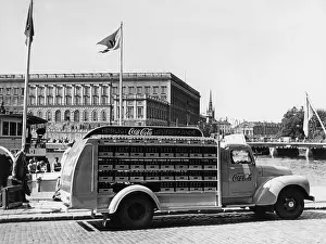 Companies Prints: Coca cola in the 1950s. In 1 january 1953 Coca-Cola was first allowed to be manufactured and sold in Sweden