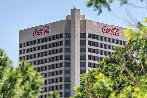 Atlanta Prints: Coca-Cola international headquarters building in Atlanta, Georgia. (USA)