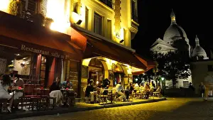 City Tour Prints: A coffee in Montmartre, Paris