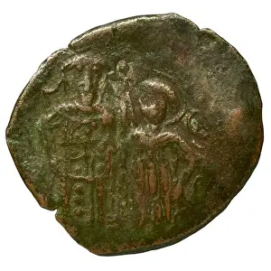 Byzantine Prints: A coin from the Byzantine Empire