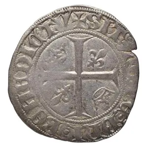 Charles Vi Prints: A coin from the reign of Charles VI