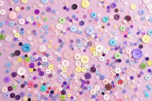 Flatlay Prints: Collection of buttons