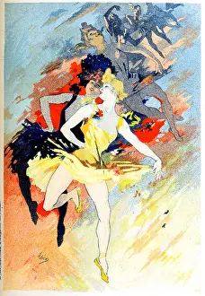 Nouveau Prints: A collection of illustrated French posters showcasing various artistic styles