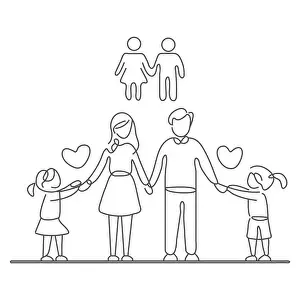 Faceless Prints: Collection of mothers, fathers
