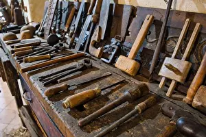 Hammer Prints: Collection of old carpenter tools