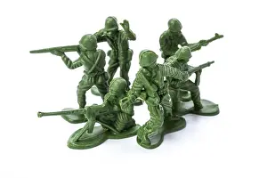 Injured Prints: Collection of traditional toy soldiers