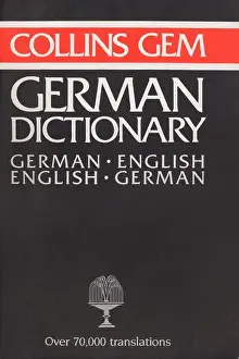 Languages Prints: A Collins Gem, German, English Dictionary