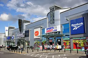 Travelers Prints: Colney Fields Shopping Park, London Colney, Hertfordshire, England, United Kingdom