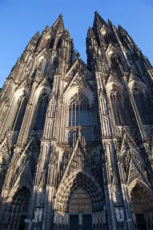Westphalia Prints: Cologne cathedral of Saint Peter and Mary Famous church. Unesco World Heritage Site