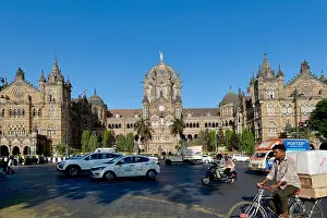 Colonial Architecture Prints: Colonial-era Chhatrapati Shivaji Maharaj Terminus (CSMT)